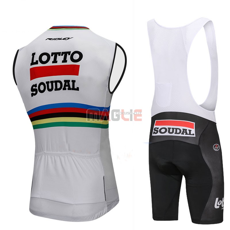 Gilet Antivento Lotto Soudal 2018 Bianco